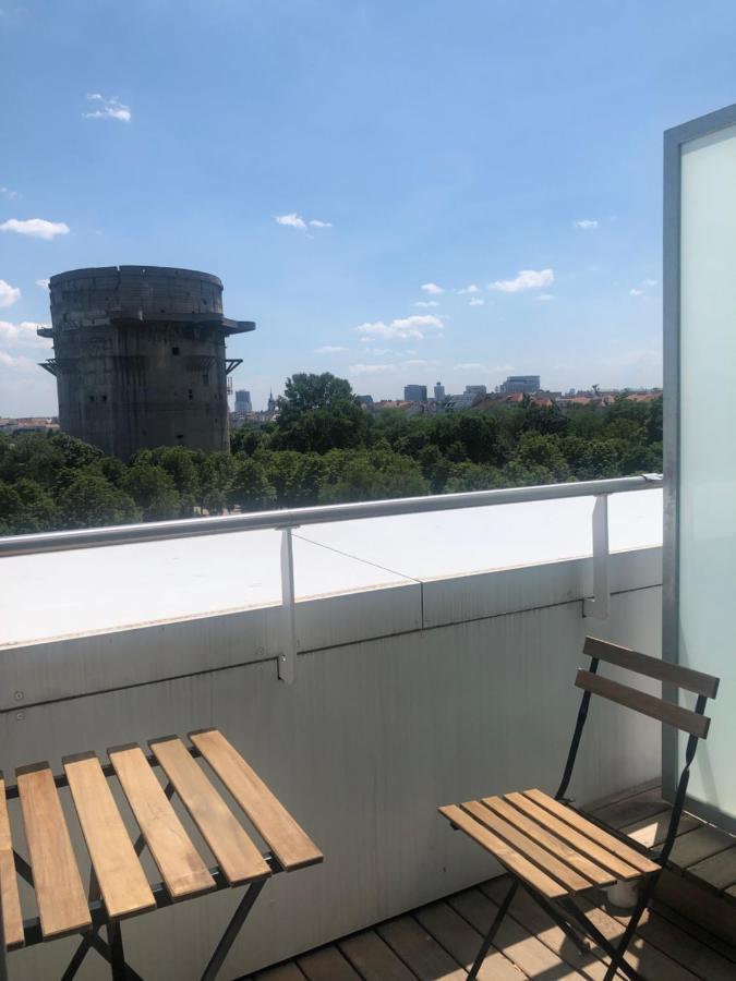 Augartenblick Penthaus 17 - Blick Zum Riesenrad Bécs Kültér fotó