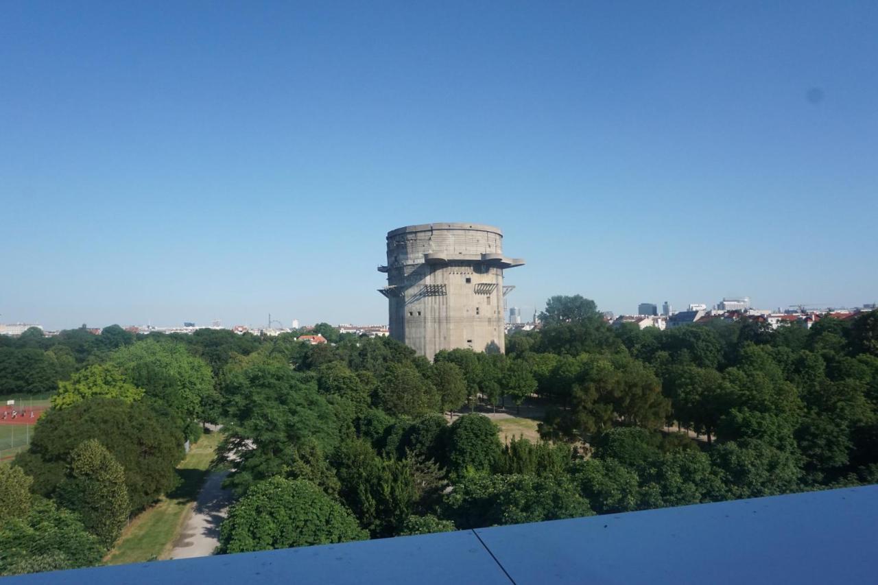 Augartenblick Penthaus 17 - Blick Zum Riesenrad Bécs Kültér fotó