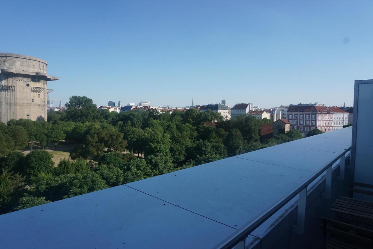 Augartenblick Penthaus 17 - Blick Zum Riesenrad Bécs Kültér fotó