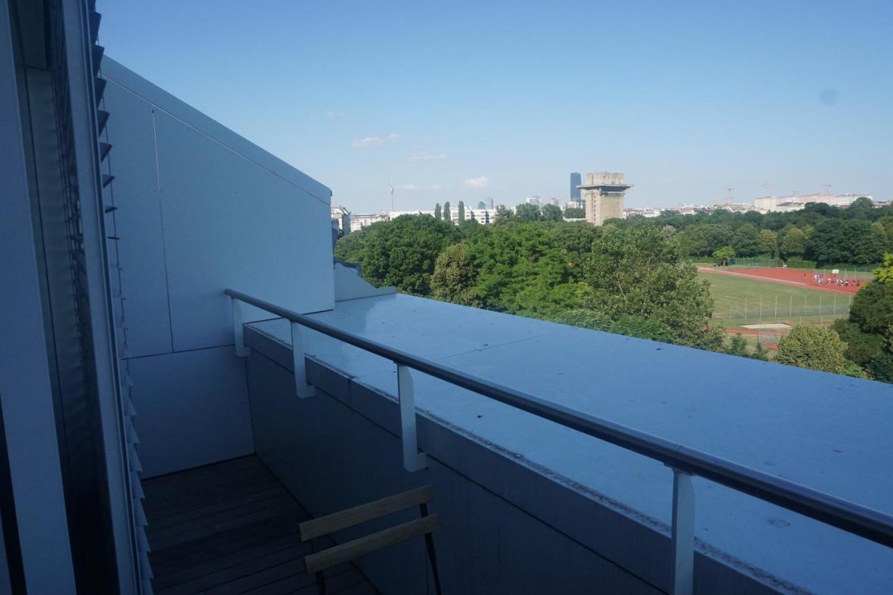 Augartenblick Penthaus 17 - Blick Zum Riesenrad Bécs Kültér fotó