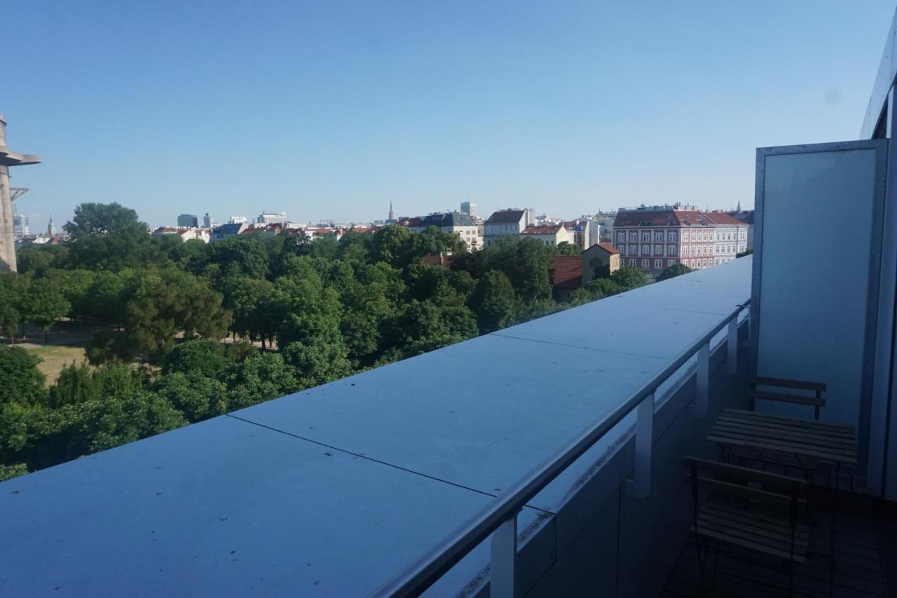 Augartenblick Penthaus 17 - Blick Zum Riesenrad Bécs Kültér fotó